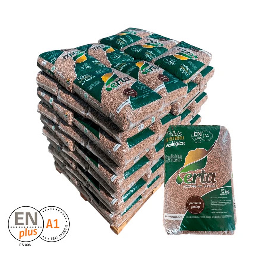 Pellets Erta - Palet de 77 sacos
