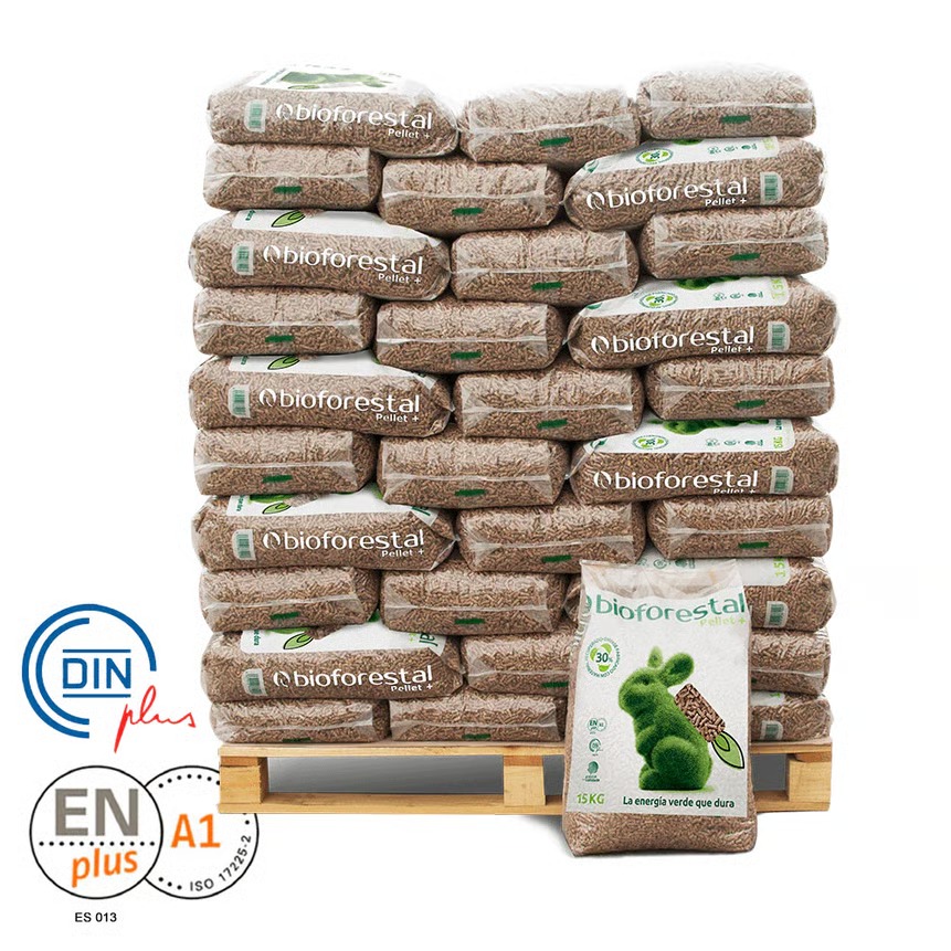 Pellets Bioforestal - Palet de 70 sacos